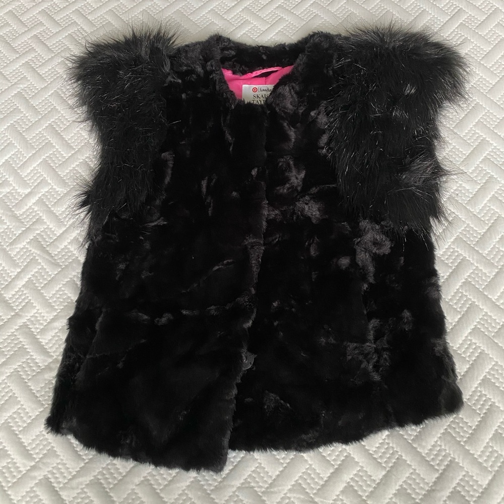 Faux fur vest